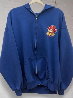 Newsboys Band Vintage Breakfast Not Served Here Captain Crunch Zip Hoodie
